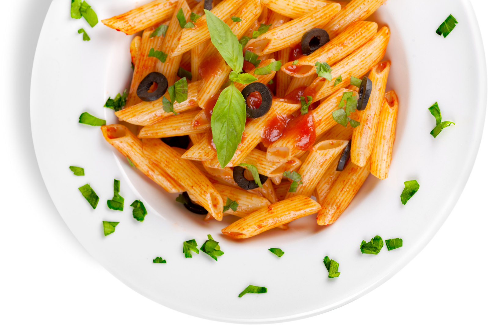 Vegetable Pasta on Plate